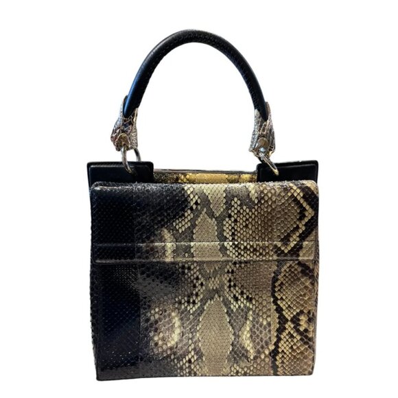 Roberto Cavalli Python Purse - Picture 1 of 5